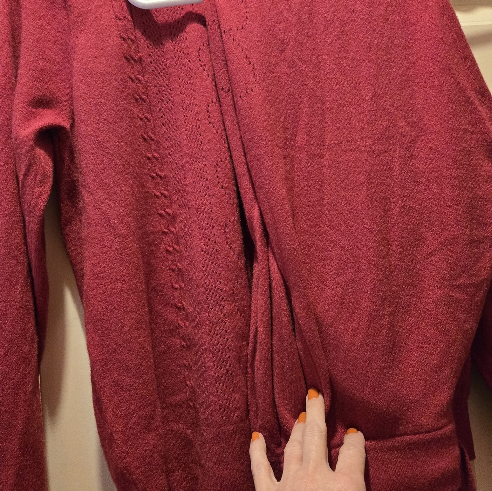 P.J. Salvage Raspberry Crew Neck Sweater Set - Picture 5 of 5